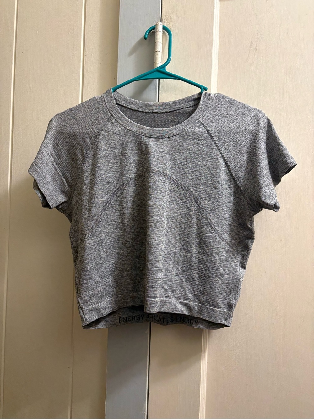 EUC Lululemon Swiftly Tach Cropped Tee